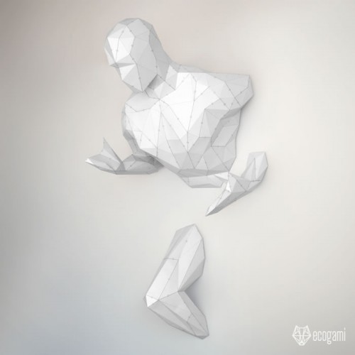 Papercraft templates to make d paper art sculptures