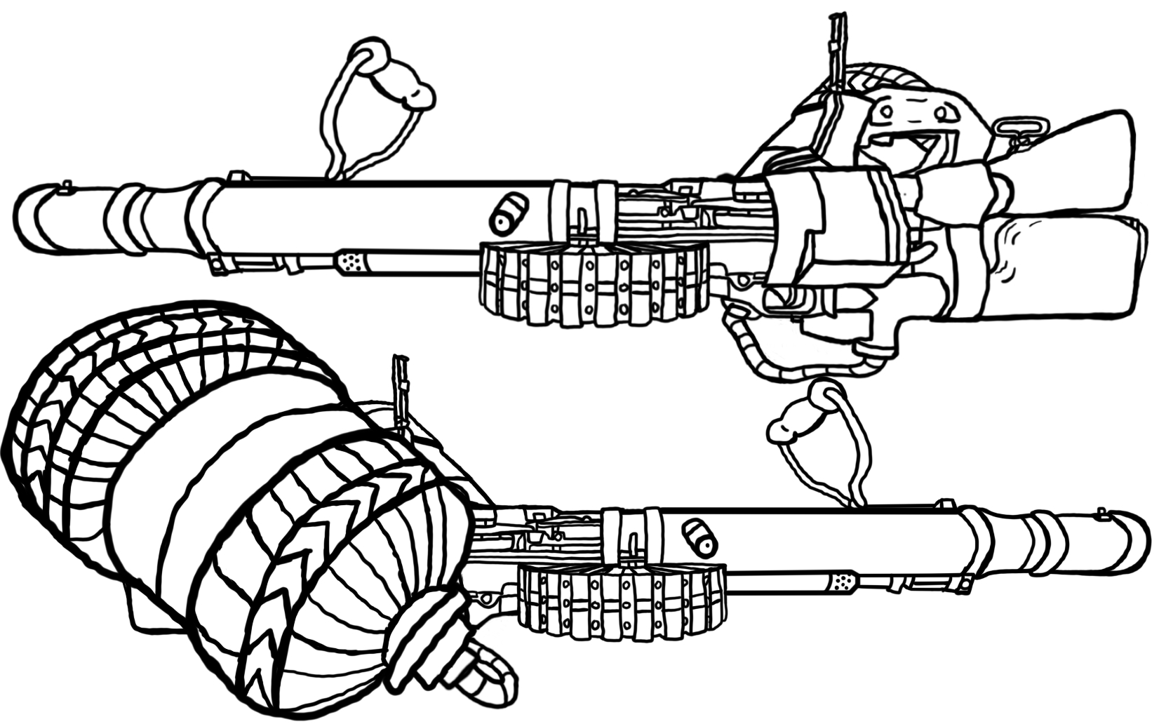 Some more lineart i made for my salmon