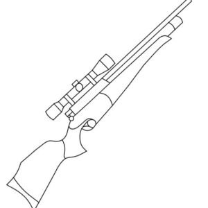 Gun coloring pages printable for free download