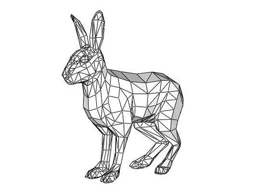 Animal paper model