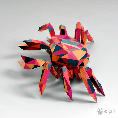 D papercraft sculpture