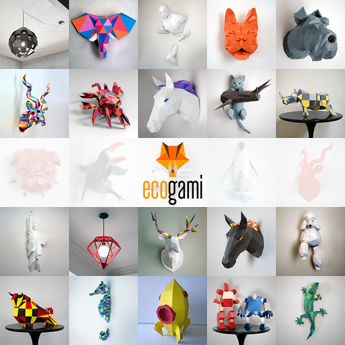 D papercraft sculpture