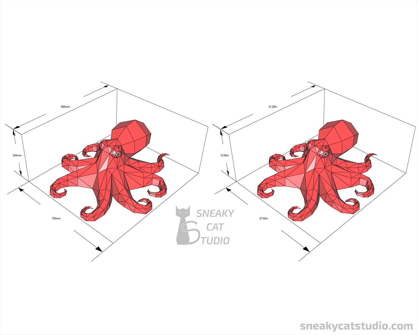 Paper octopus