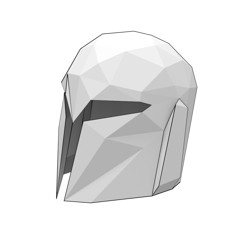 D papercraft model of bo