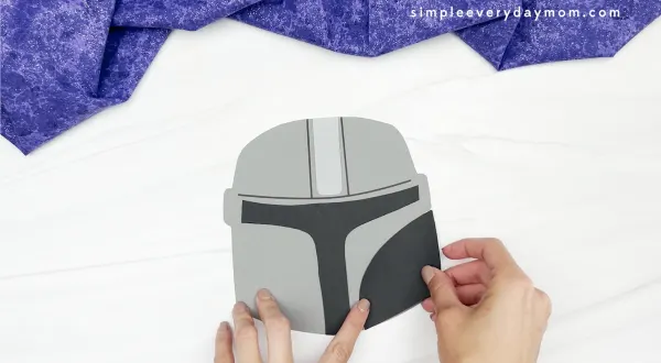 Mandalorian papercraft for kids free template
