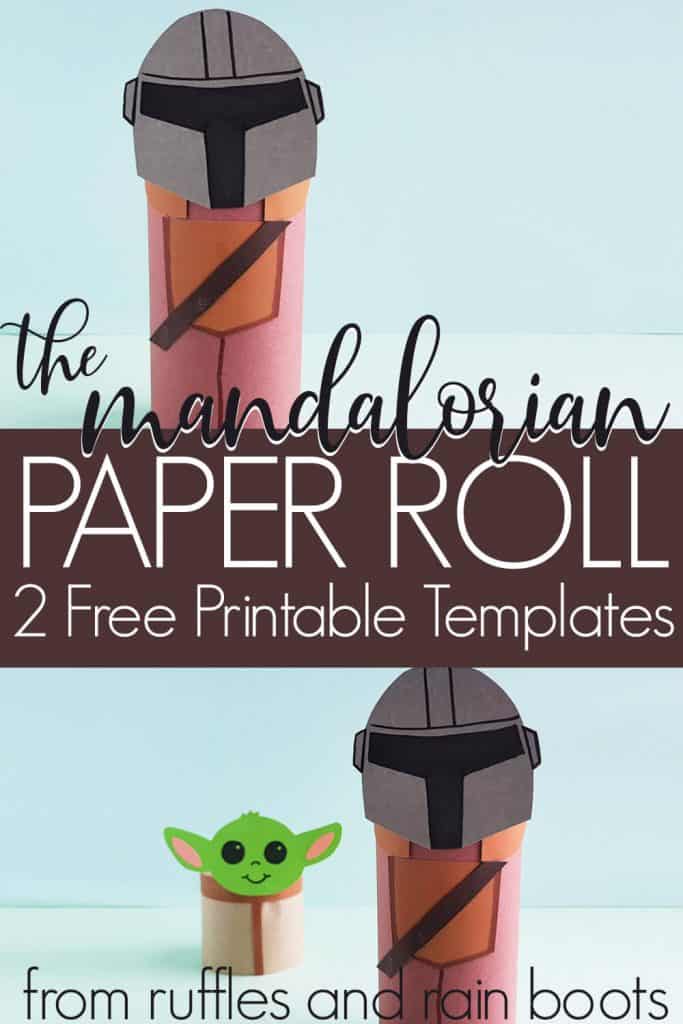 This easy mandalorian paper craft is the easiest mandalorian doll
