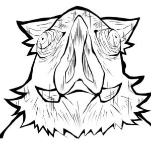 Inosuke coloring pages printable for free download