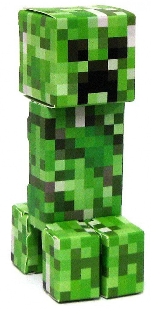 Jazwares minecraft creeper papercraft single piece toys games
