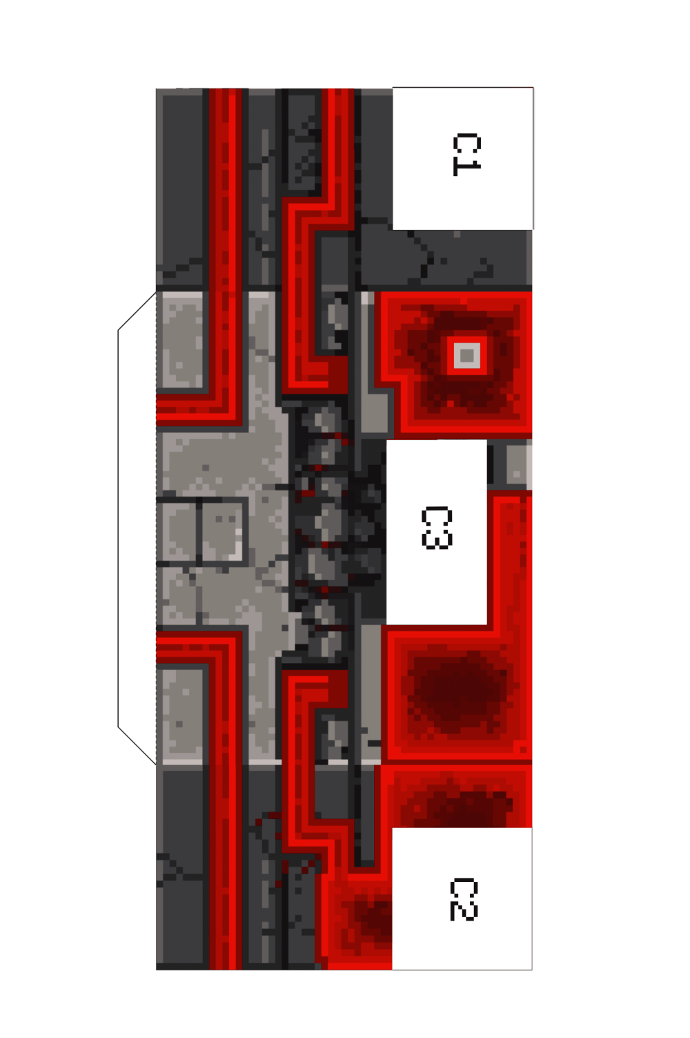 Pixel papercraft
