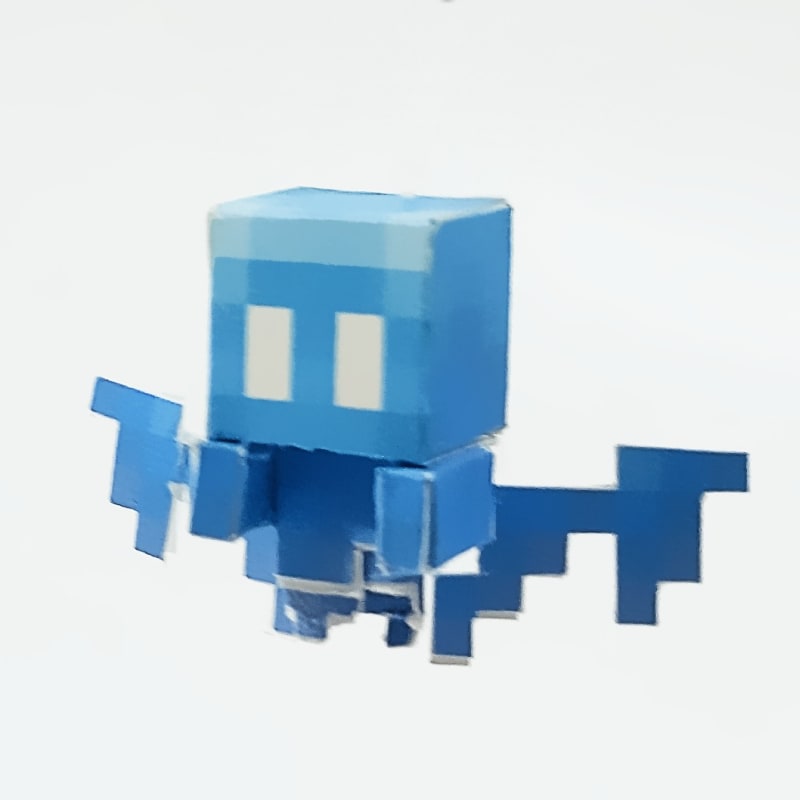 Pixel papercraft
