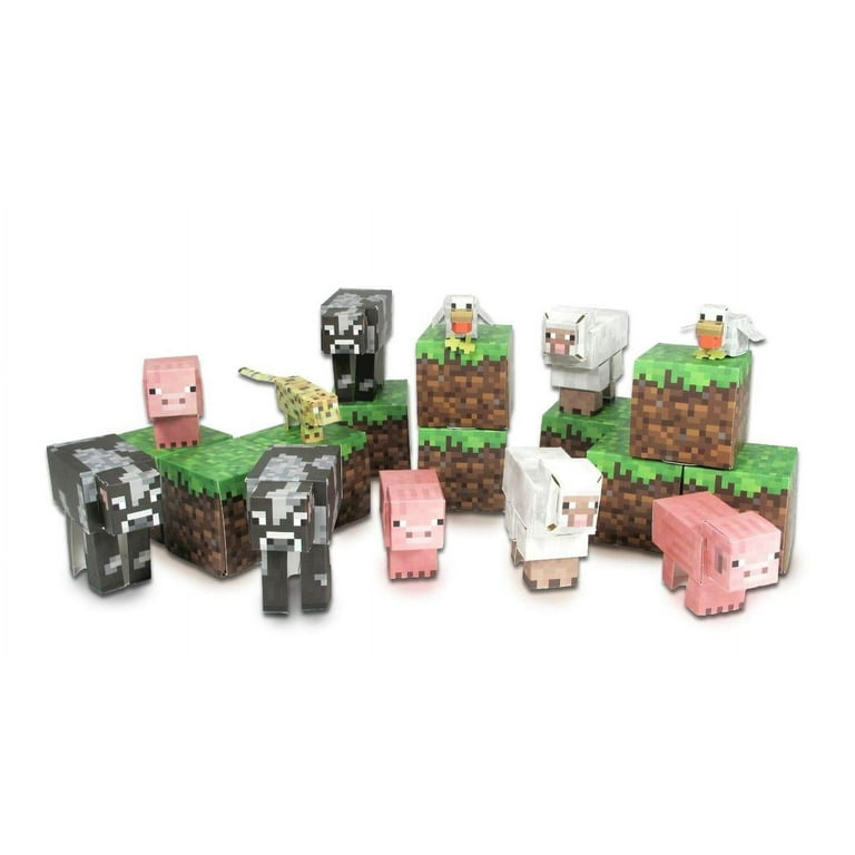 Minecraft papercraft animal mob