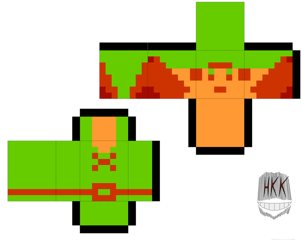 Minecraft link paper craft model free printable papercraft templates