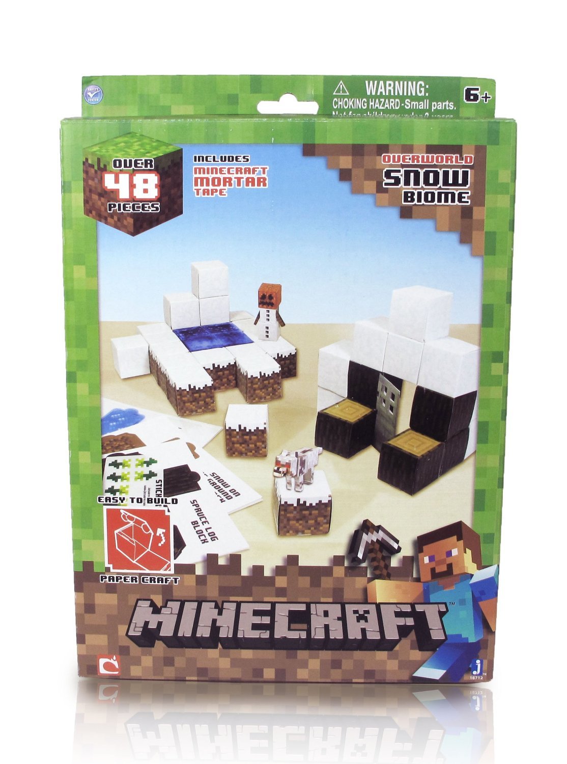 Minecraft papercraft snow set toys games