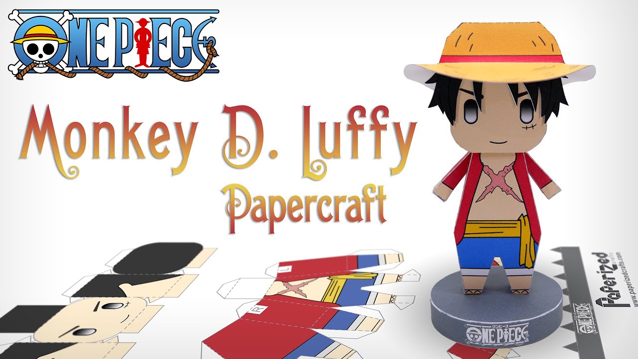 One piece onkey d luffy tieskip paperized