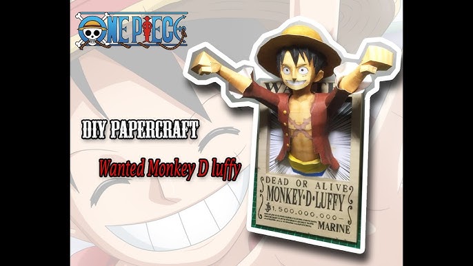 Papercraft onkey d luffy