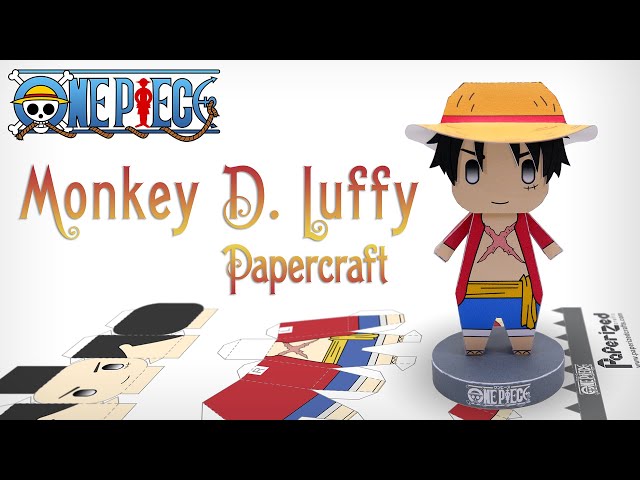 One piece onkey d luffy tieskip paperized