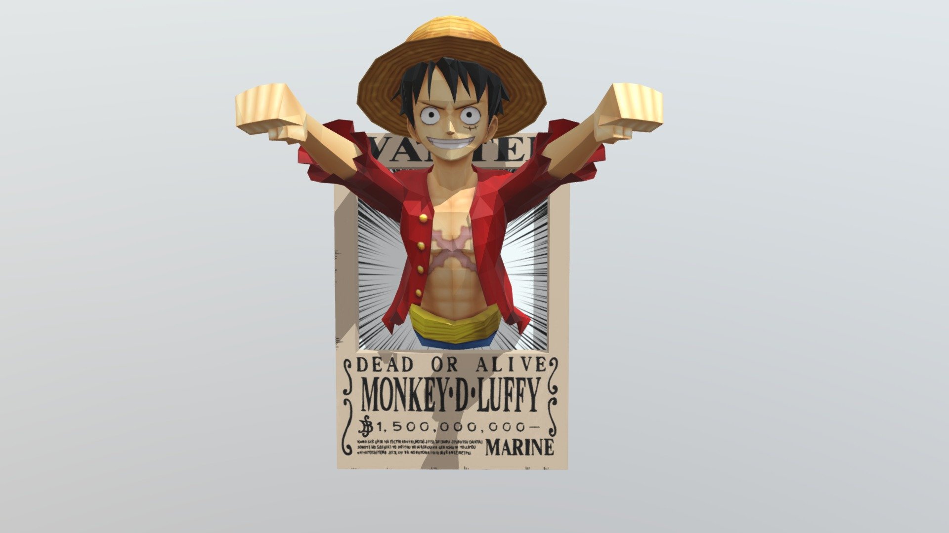 Wanted monkey d luffy