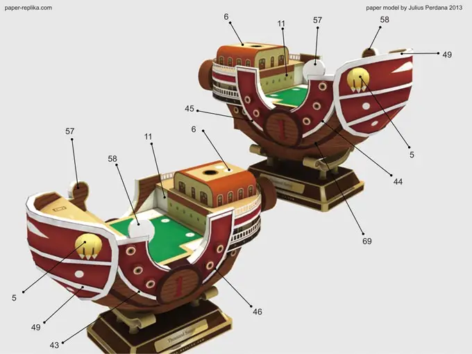 Thousand sunny ship