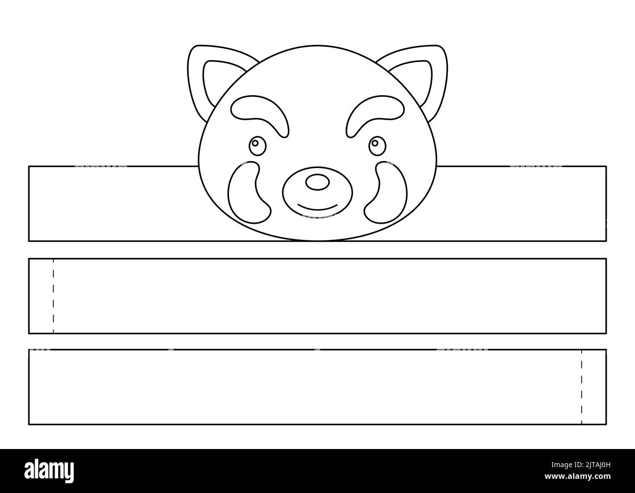 Printable panda cut out stock images pictures