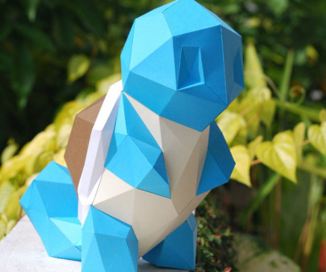 Diy papercraft pokemon