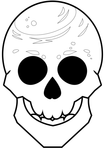 Skull printable template free printable papercraft templates