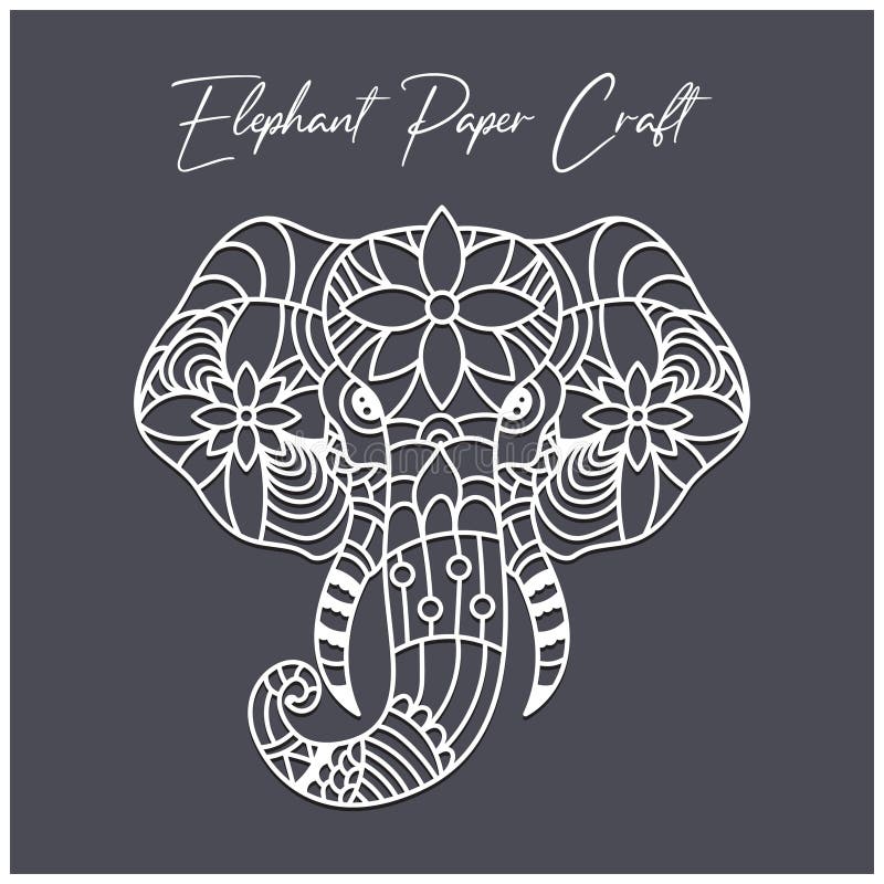 Cut elephant paper stock illustrations â cut elephant paper stock illustrations vectors clipart