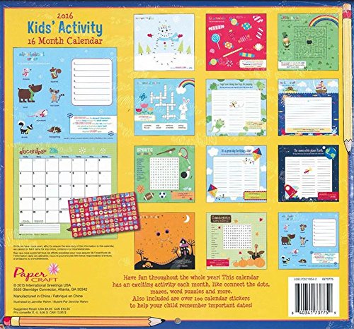 Buy paper craft activity month coloring book with over stickers included online at paraguay