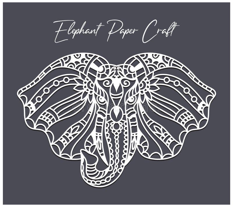 Cut elephant paper stock illustrations â cut elephant paper stock illustrations vectors clipart