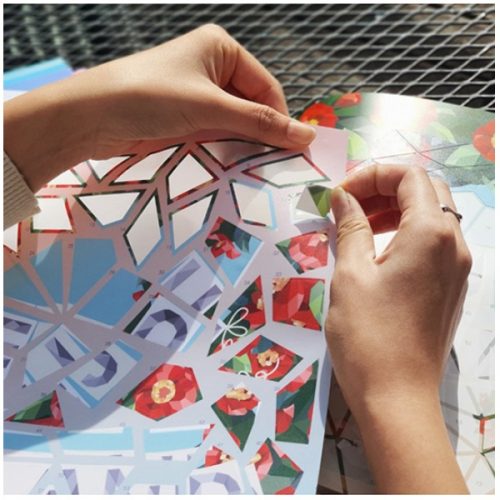 Sticker coloring book