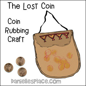 Parable of the lost coin bible crafts