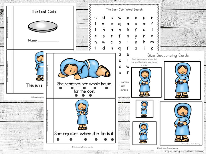 The lost coin printables
