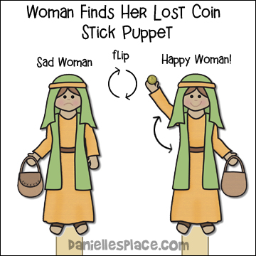 Parable of the lost coin bible crafts
