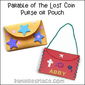 Parable of the lost coin bible crafts