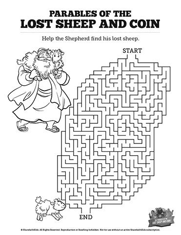 Luke the parables of the lost sheep and coin bible video for kids sunday school kids the lost sheep bible activities for kids
