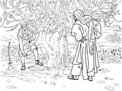 Parable of mustard seed coloring page free printable coloring pages