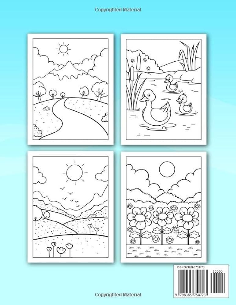 Love from nature coloring book for kids by thanks miss greatness