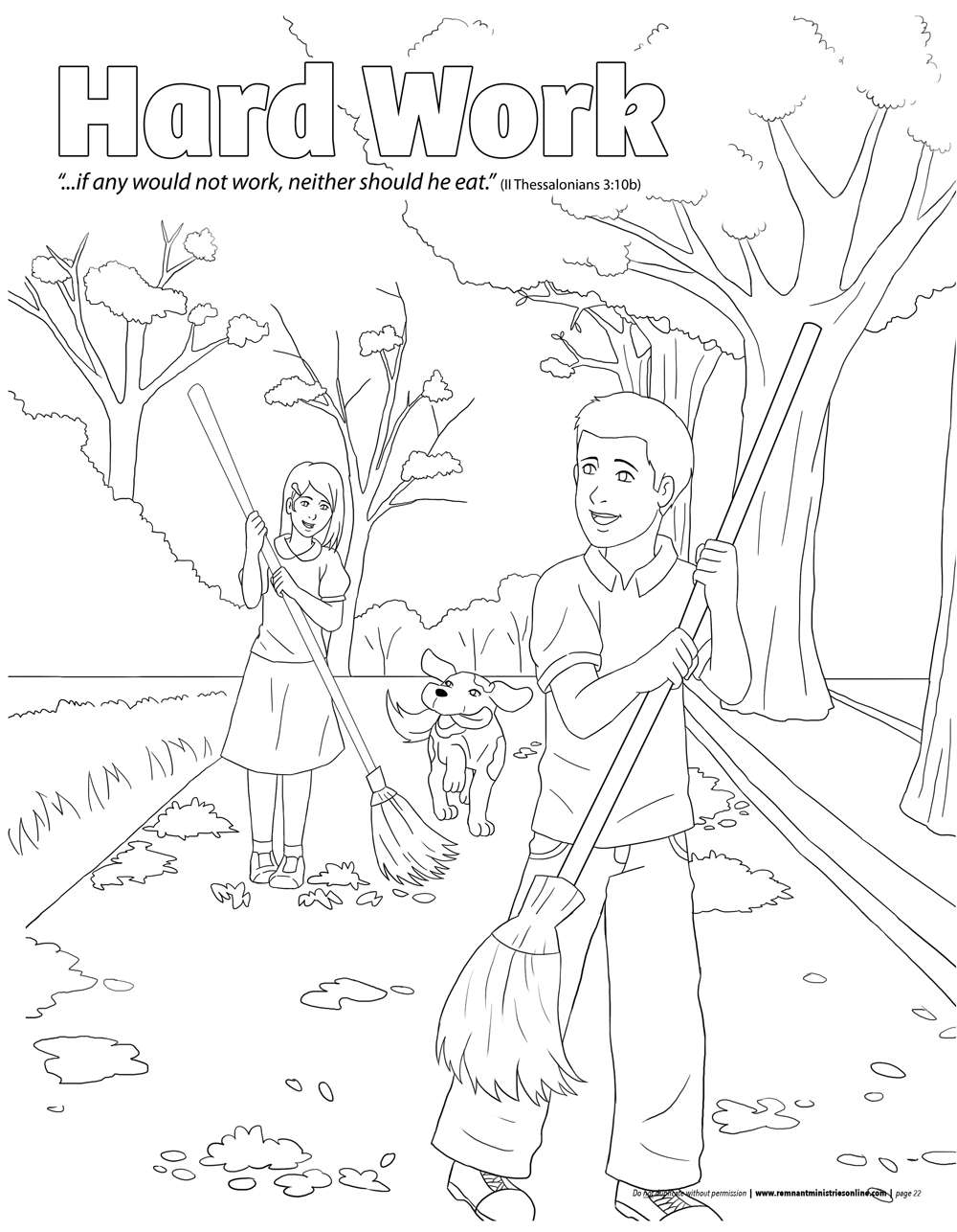 Bible character coloring book
