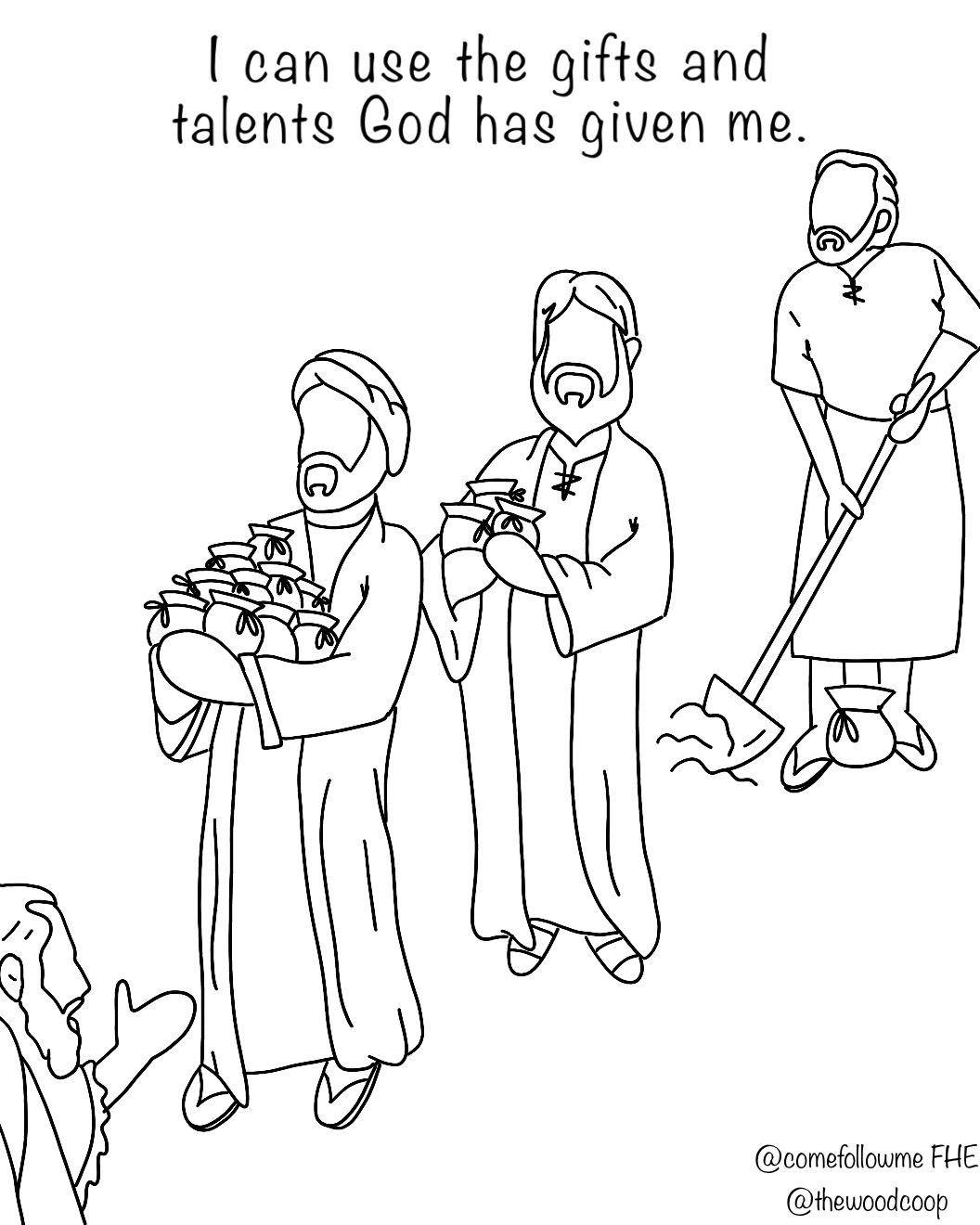 The son of man shall e talents