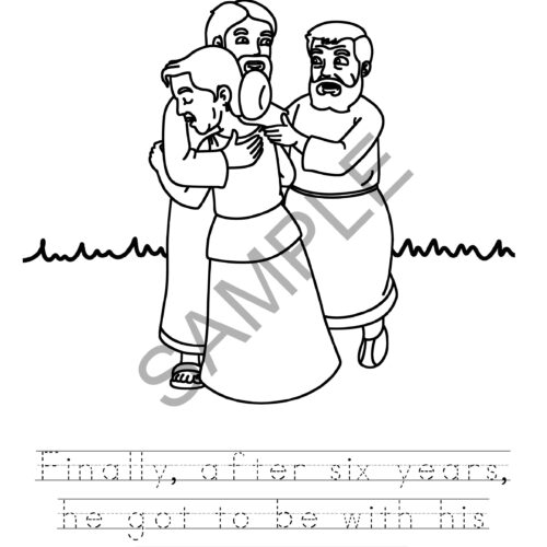 Life of st patrick coloring book
