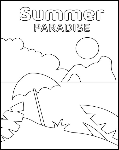 Page sun coloring page images