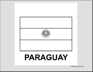 Flag paraguay