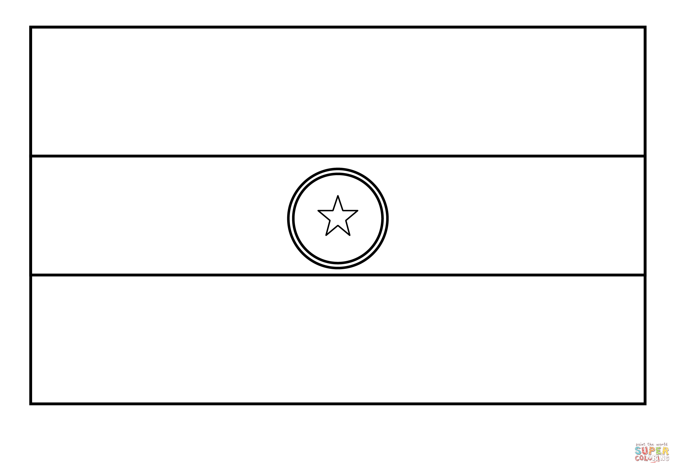 Flag of paraguay emoji coloring page free printable coloring pages