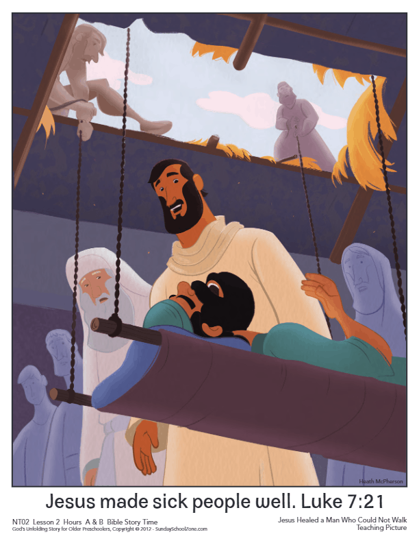 Jesus healed a paralytic archives