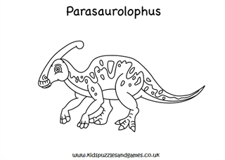 Parasaurolophus louring sheet