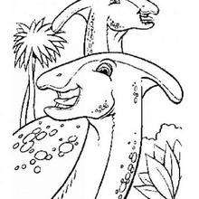 Parasaurolophus coloring pages