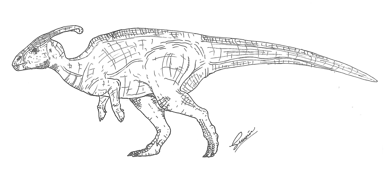 Parasaurolophus jp by kingrexy on