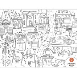Set plet pentru desen cu plansa refolosibila din silicon city prince lionheart