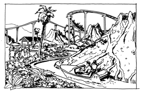 Wonder world park coloring page free printable coloring pages