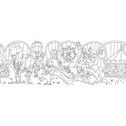 La creativa de pictura pentru desene si decoratiuni speciale in parc