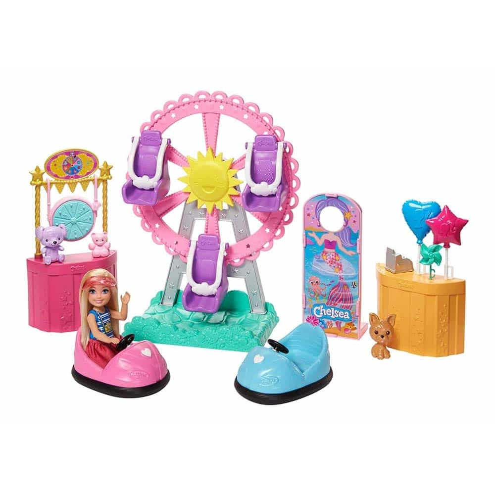 Barbie set de joacä chelsea parc de distracèie cu accesorii ghv mattel